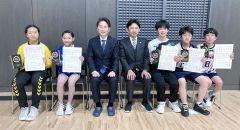 小学生の年間優秀選手６人を表彰　帯広ハンドボール協会 2