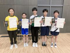 小学生の年間優秀選手６人を表彰　帯広ハンドボール協会