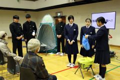 防災学習の成果、町民に伝える　上士幌中３年生が発表会