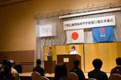 喜びを話す最優秀賞の保岡さん