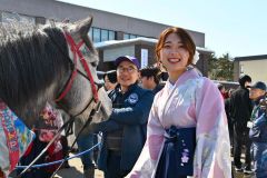 帯広畜産大学卒業式（金野和彦撮影）
