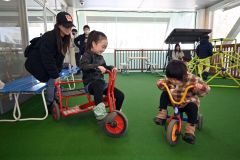 こもれびぱーく　今年の利用開始　市児童会館