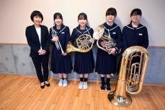 全国大会へ最終調整、「日本一に！」　音更中吹奏楽部の４生徒