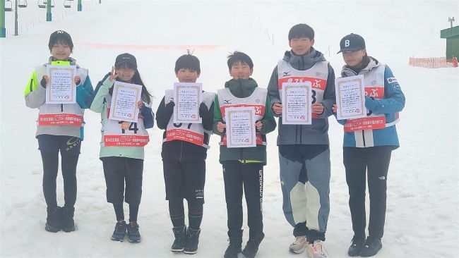 吉田えるの（士幌小）３位、十勝６選手入賞　道ジュニアスキー技術選手権