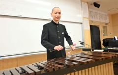 マリンバで全国入賞を　新得中の日下さん　日本ジュニア管打楽器コンへ