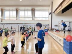 本別で多くの児童が参加した「運動あそび体験イベント」