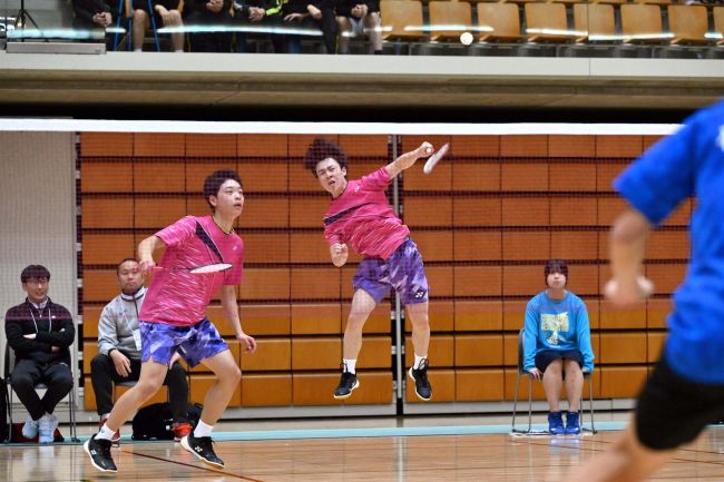 帯大谷１年木村・竹村組ベスト１６　帯一中出の藤川も　澤田は４強入り　全国高校選抜バドミントン