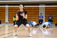 明星小出の澤田、個人戦ダブルス初Ｖ　全国高校選抜バドミントン大会