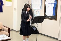 帯大谷高の永田さん、クラリネットで全国最優秀　巨匠「演奏に震えた」と評価