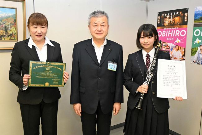 帯大谷高の永田さん、クラリネットで全国最優秀　巨匠「演奏に震えた」と評価