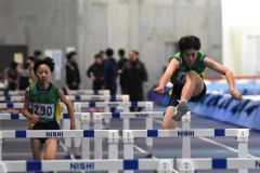 中学男子６０メートル障害１組