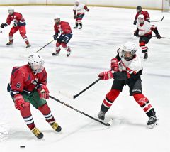 帯広選抜４強逃し５位決定戦へ　決勝Ｔ１回戦で青森選抜に３―７　全日本少年アイスホッケー中学男子 19