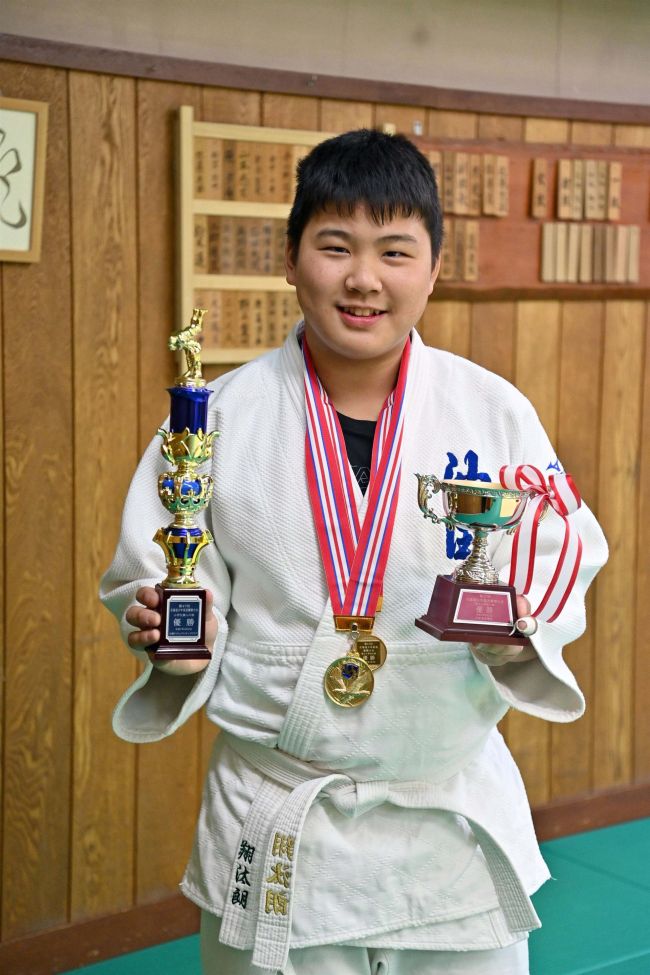 水上翔汰朗（池田少年団、東士幌小５年）小学生の部Ｖ　道柔道少年優勝大会