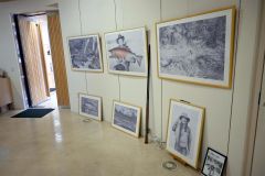 ボールペンで自然を写実的に 伊藤さん22日まで作品展 3