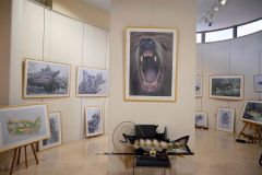 ボールペンで自然を写実的に 伊藤さん22日まで作品展 4