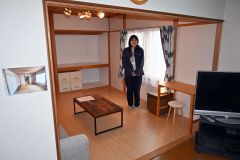 町の移住体験住宅、地域おこし協力隊の伊藤さんがリノベーション　広尾