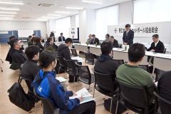 約５０人が出席した総会