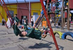 帯広第二ひまわり幼稚園入園式９（９日、金野和彦撮影）