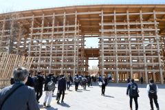 万博のシンボル「大屋根リング」。想像を超える存在感だった