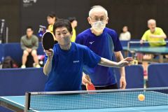 団体戦Ｂグループ　豆大福　藤本幸一・渡邉和華子組