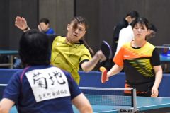 団体戦Ａグループ　あしょろプラス　佐野洋輔・佐々木彩組