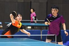 団体戦Ａグループ　あしょろプラス　楠野淳一・佐々木彩組