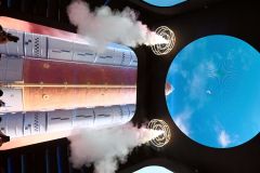 迫力あるロケット打ち上げを体験できる「アメリカ館」