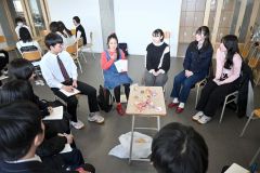 大谷塾の卒業生が在校生に受験勉強のポイントを語った座談会