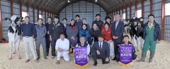 ２６頭が出場した家畜共進会乳用牛の部（豊頃町提供）