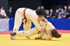【２回戦】体落としを狙われる井上朋香（上）