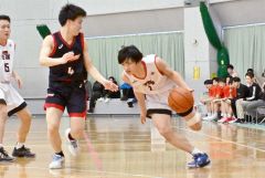 【男子決勝・白樺学園―帯大谷】ゴールへ切れ込む帯大谷の山口流加