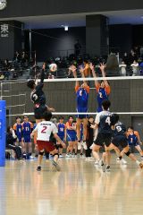 白樺学園男子Ｖ、帯南商女子連覇　バレーボール春季高校リーグ大会 8
