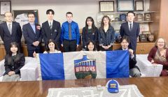 広尾高校と国際交流　カナダ・ブルックス市の高校生らが来町