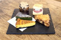 町産のカボチャを使ったケーキなどがお目見え

　