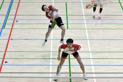 【男子１部決勝】お互いの役割を理解し合い、頂点に立った長船拓也（奥）・成田祐二組