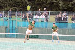 男子優勝の渡部拳斗・古川琉慎組