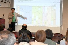 最高裁判事を経歴別に示し、検察官や裁判官枠での女性がいないことを指摘する池田弁護士