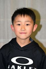 帯広川西小学校２年生の吉田さん（須貝拓也撮影）