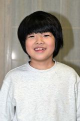 芽室上美生小学校２年生の山本さん（須貝拓也撮影）