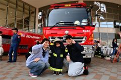 試乗体験や防火服試着も　フレスポスズランプラザで「はたらくじどうしゃ展」