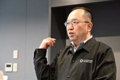総杜氏（とうじ）の川端慎治氏（須貝拓也撮影）