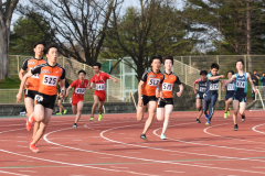 男子４００メートルリレー１組