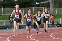 中学男子４００メートルリレー　２組