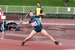 女子やり投げ