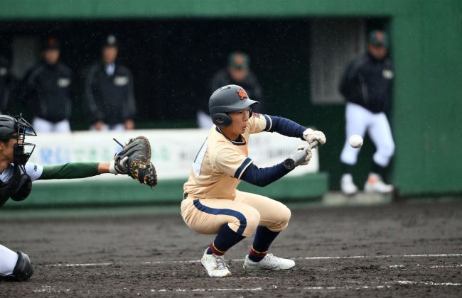 帯農つなぐ野球で初戦コールド快勝、第２、第３試合は雨天であすへ　春季高校野球初日