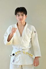 個人戦男子６６キロ級で優勝した広尾町少年団出身で北柔会の扇谷漣志朗