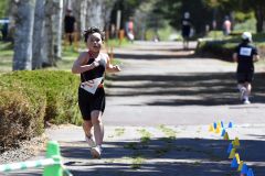 ７０人がスイムとランに奮闘　帯広の森アクアスロン大会 10