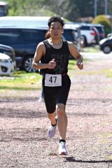 ７０人がスイムとランに奮闘　帯広の森アクアスロン大会 11