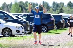 ７０人がスイムとランに奮闘　帯広の森アクアスロン大会 13