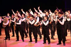 札幌国際情報高校の演奏（助川かおる通信撮影）